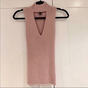 EXPRESS High-Neck Cutout Top